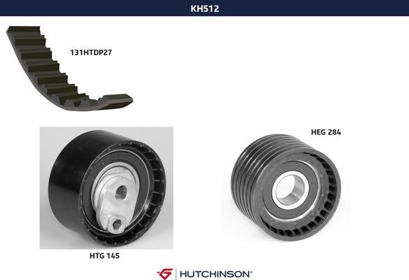 Ременный комплект - Hutchinson KH 512