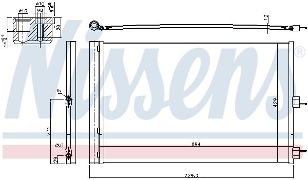 Конденсатор - Nissens 940660