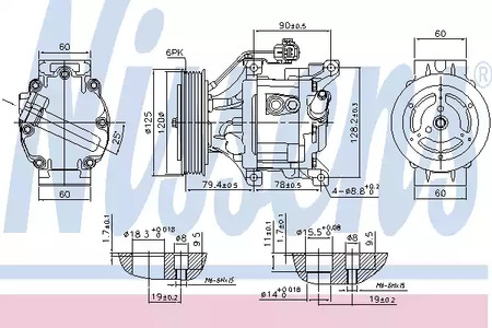 Компрессор - Nissens 890323