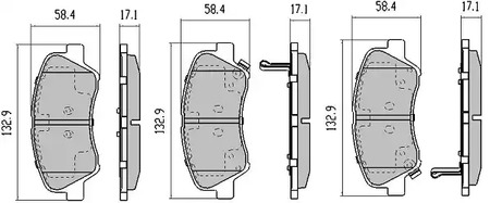 Комплект тормозных колодок | перед | - FREMAX FBP-5810