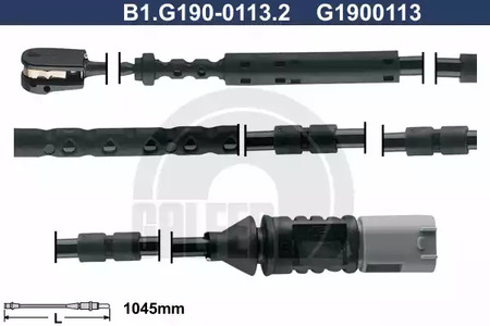 Датчик износа тормозных колодок - GALFER B1.G190-0113.2
