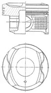 Поршень - Kolbenschmidt 41250600