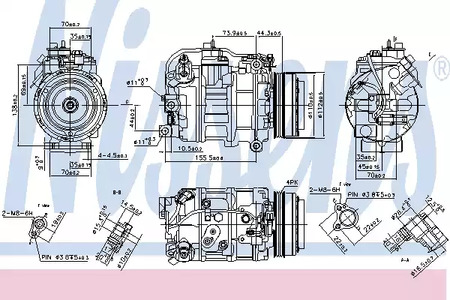 Компрессор - Nissens 890218