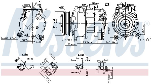 Компрессор - Nissens 890622