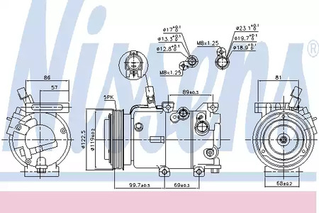Компрессор - Nissens 890240