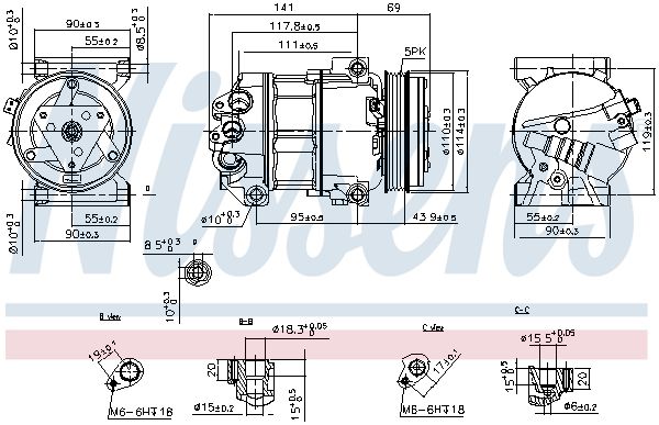 Компрессор - Nissens 890211