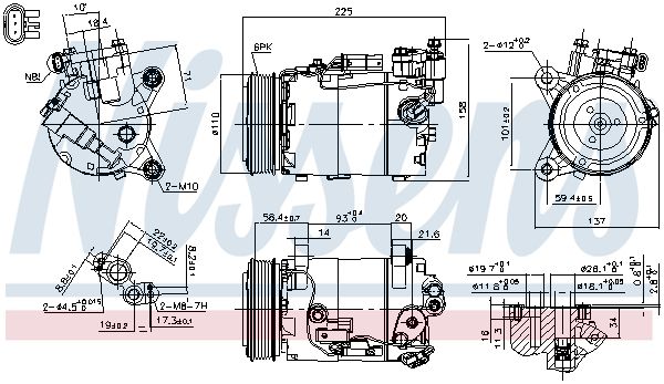 Компрессор - Nissens 890600