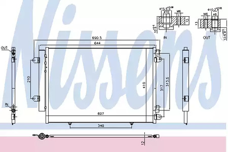 Конденсатор - Nissens 940691