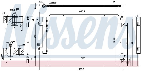 Конденсатор - Nissens 940676