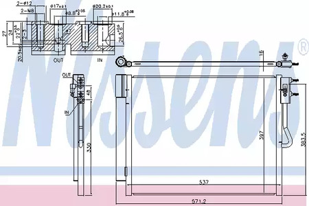 Конденсатор - Nissens 940677