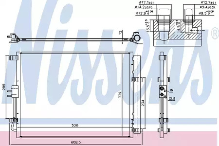 Конденсатор - Nissens 940598