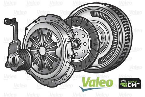 Комплект сцепления с маховиком DMF и подшипником - Valeo 837344