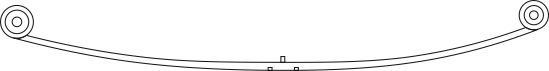 Многолистовая рессора | зад | - CS Germany 10.565.052.00