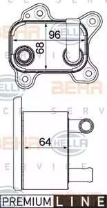 Теплообменник - Behr-Hella 8MO 376 792-791