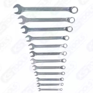 Набор кольцевых / гаечных ключей с открытыми зевами - KS Tools 517.0090
