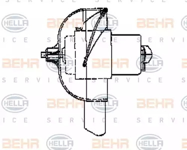 вентилятор - Behr-Hella 8EW 009 160-321