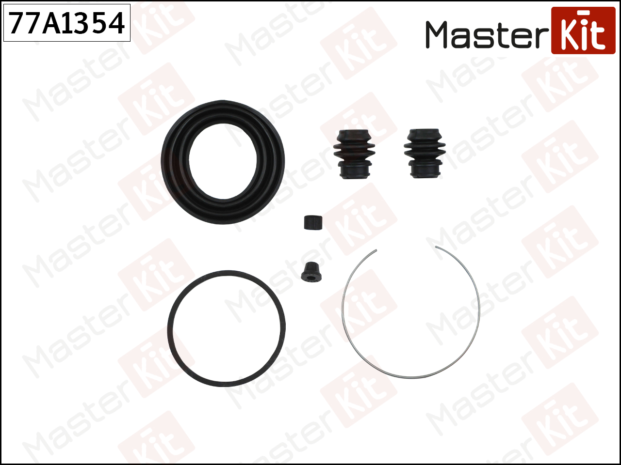 Ремкомплект тормозного суппорта | перед | - Master KiT 77A1354