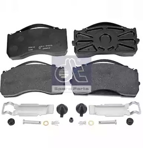 Комплект тормозных колодок | зад | - DT Spare Parts 4.90933