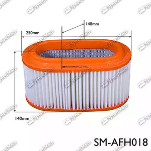 Фильтр воздушный SpeedMate SM-AFH018 HYUNDAI PORTER фургон 25 CRDI 1169₽