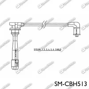 Комплект электропроводки - SpeedMate SM-CBH513