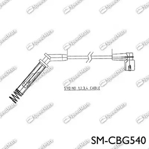 Комплект электропроводки - SpeedMate SM-CBG540