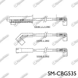 Провода высоковольтные - SpeedMate SM-CBG535