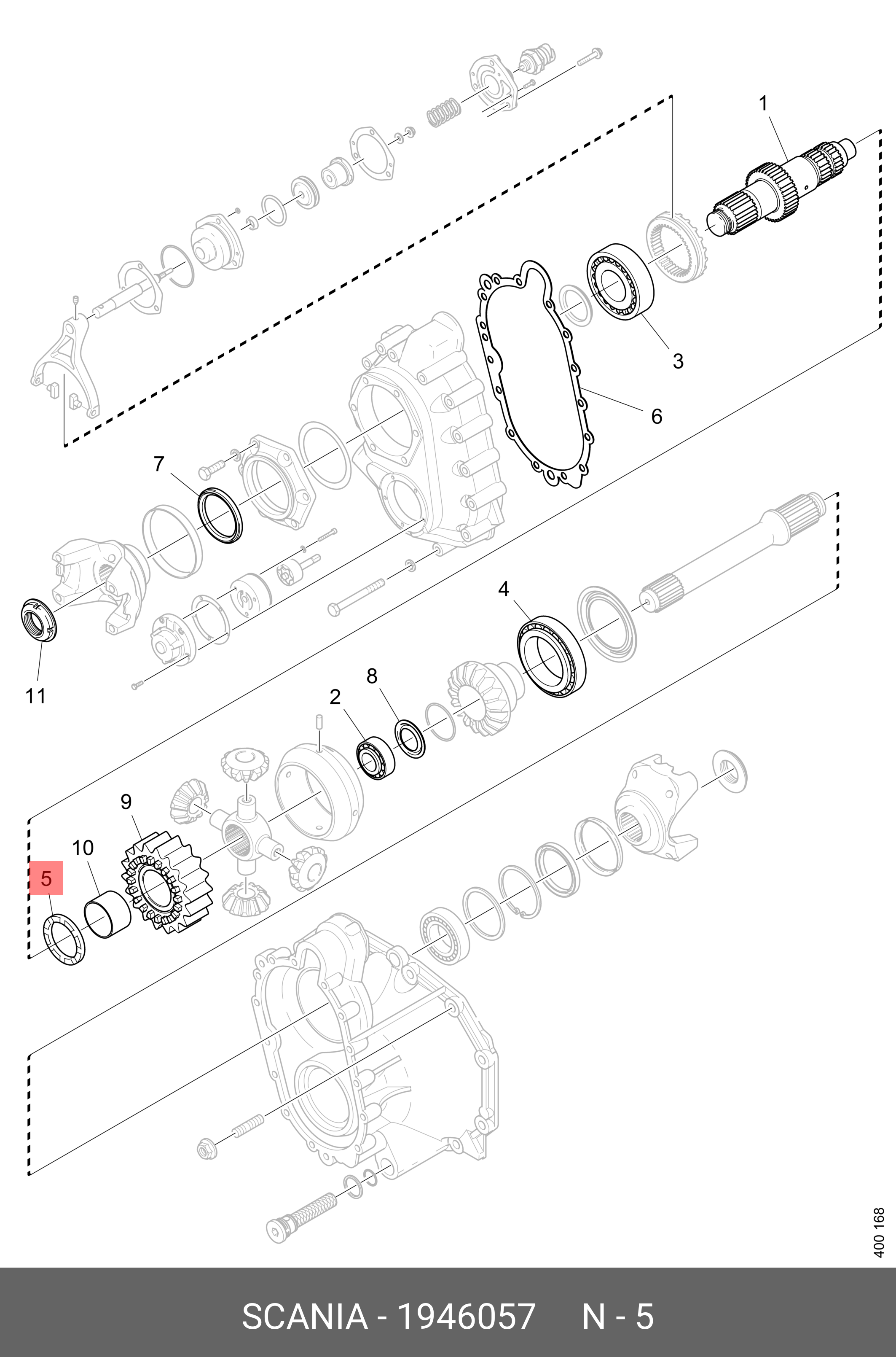 1946057 Запчасть Scania