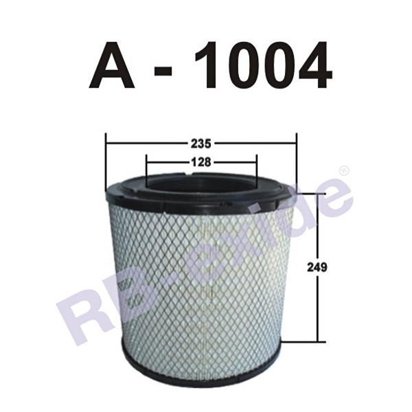 A-1004 17801-78020 (фильтр воздушный) - Rb-exide A1004
