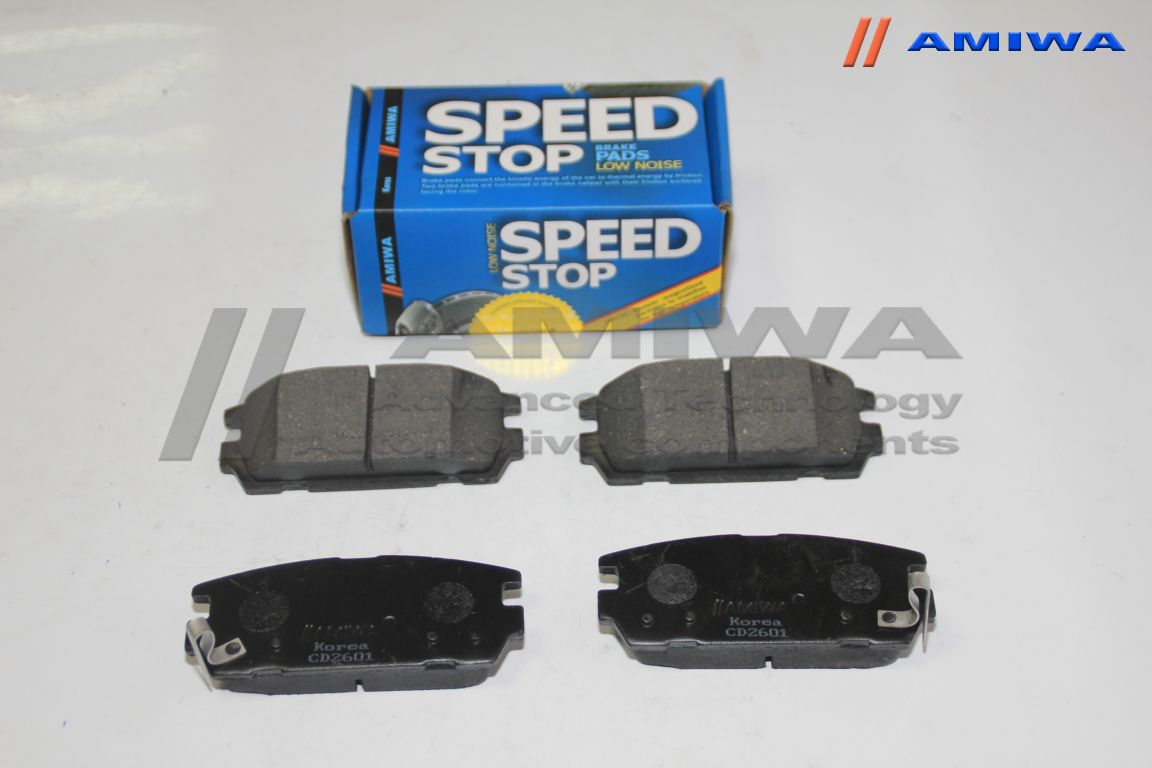 Колодки тормозные дисковые задние speed stop - Amiwa CD2601