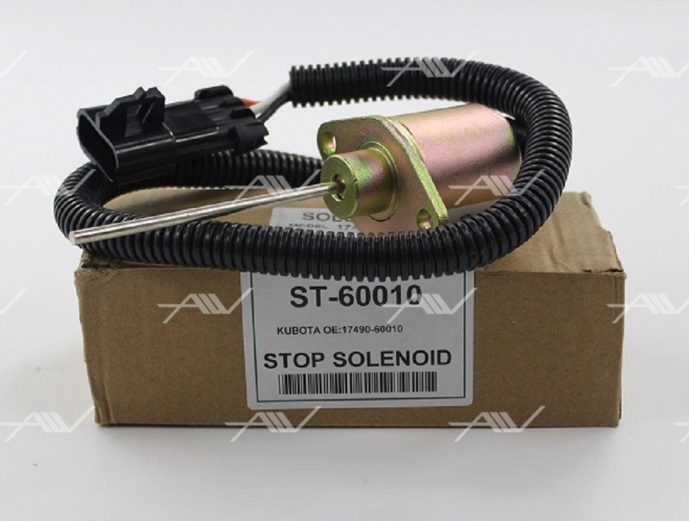 St-60010 стоп соленоид kubota (17490-60010) - AUTOWELT ST60010