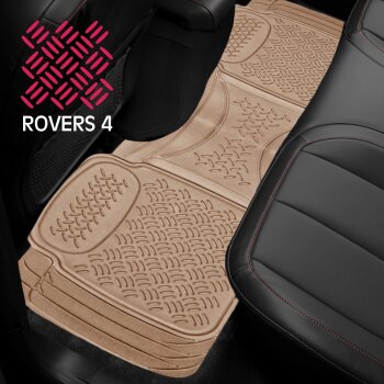 Коврик а/м CarFort Rovers 4, задн., к-т 1шт. резина, beige (1/6) - CarFort RS0432 REAR