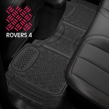 Коврик а/м CarFort Rovers 4, задн., к-т 1шт. резина, black (1/6) - CarFort RS0422 REAR