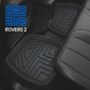 Коврики а/м CarFort Rovers 2, резина, к-т 2шт. black задний (1/6) - CarFort RS0222 REAR