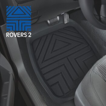 Коврики а/м CarFort Rovers 2, резина, к-т 2шт. black передний (1/6) - CarFort RS0221 FRONT