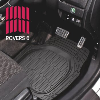 _коврики! Rovers 6 термопласт nbr, к-т 4шт. Black - CarFort RS0620