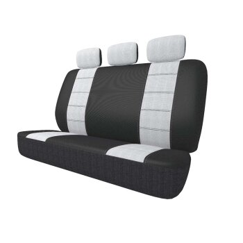 Чехлы Carfort NeoClassic комплект для заднего дивана, серый, 5 предм.(1/10) - CarFort NC-3721