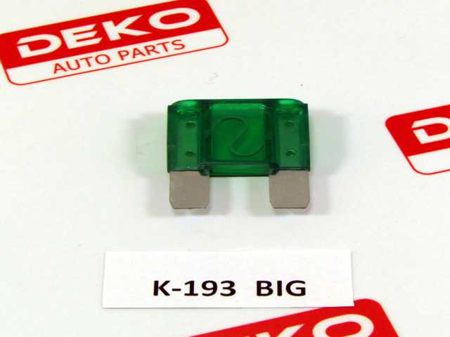 Предохранитель k-193 BIG 30A (большой) для грузовиков по 1 шт., арт. k-193-30a (шт.) - Deko K-193-30A