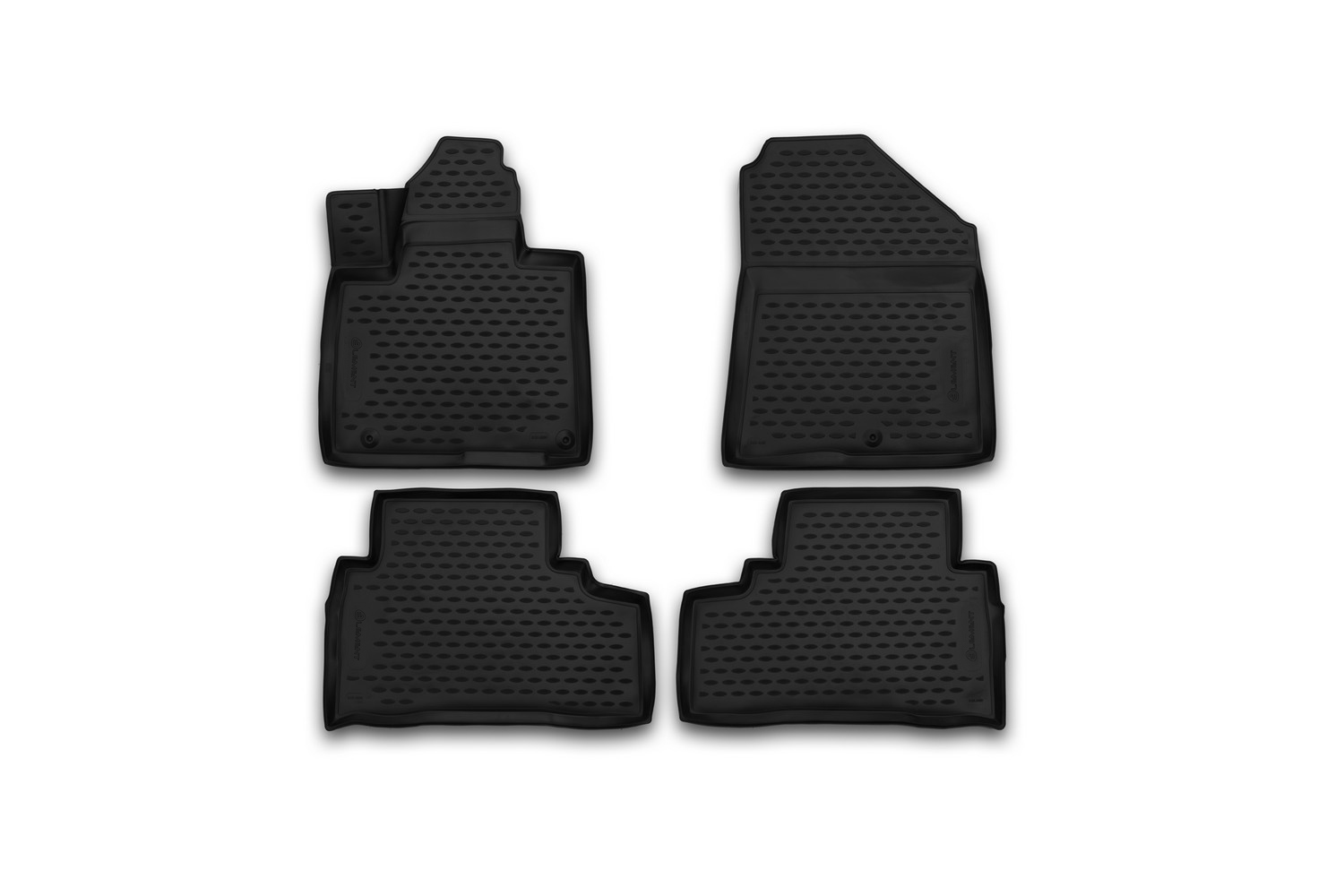 Коврики 3D в салон подходят для KIA Sorento Prime (III,IIIr), 2014-2020, 5/7 мест, 4 шт. (полиуретан / Киа Соренто - Element CARKIA00001