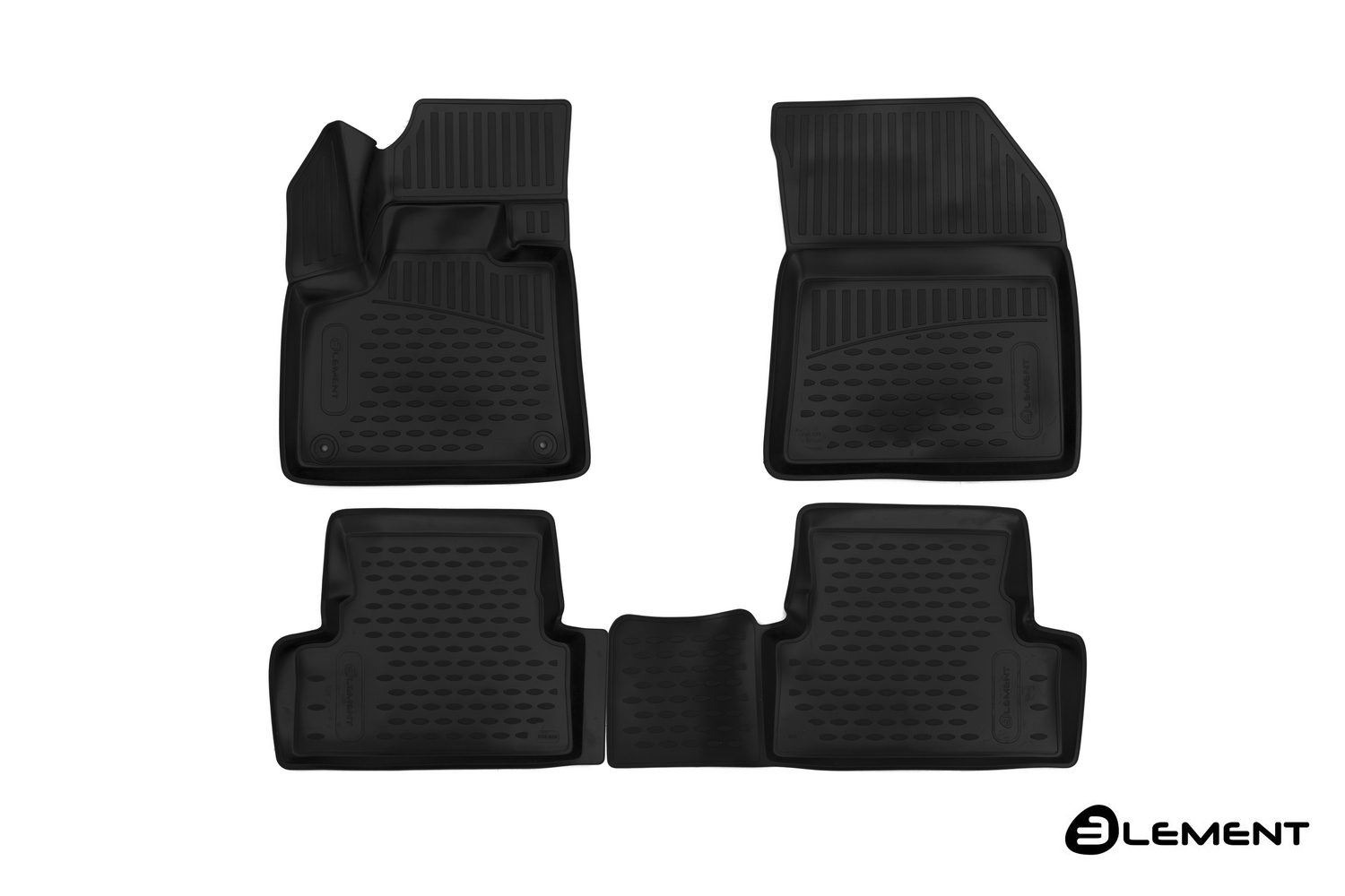 Коврики 3D в салон peugeot 3008, 2017-, suv, 4 шт. (полиуретан) / Пежо - Element ELEMENT3D3835210k