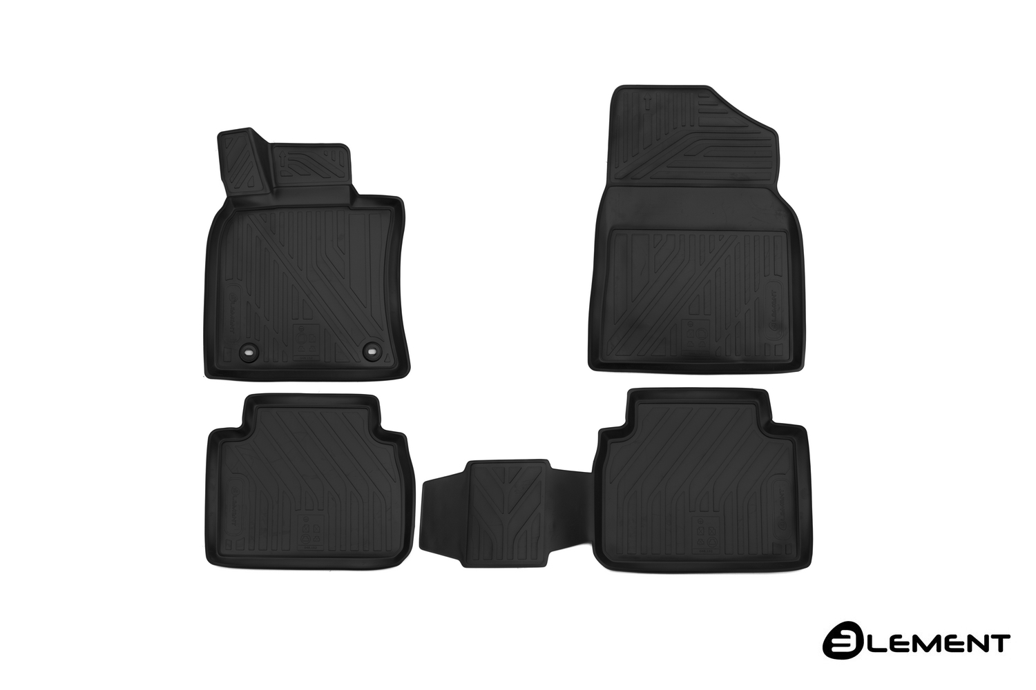 Коврики 3D в салон toyota Camry, 2018-, 4 шт. (полиуретан) / Тойота Камри - Element ELEMENT3D048152210k