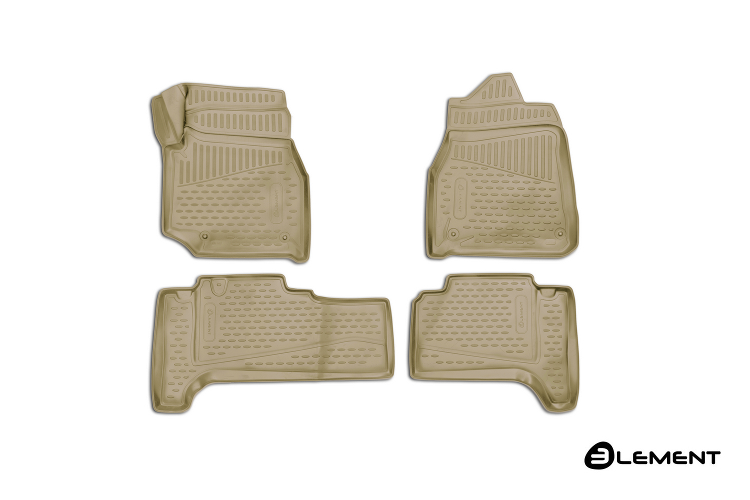 Коврики 3D в салон toyota Land Cuiser (j100), 1998-2007, п.р. 4wd, дизель, акпп, 4 шт. (полиуретан) / Тойота Ленд крузер - Element ELEMENT3D48139210