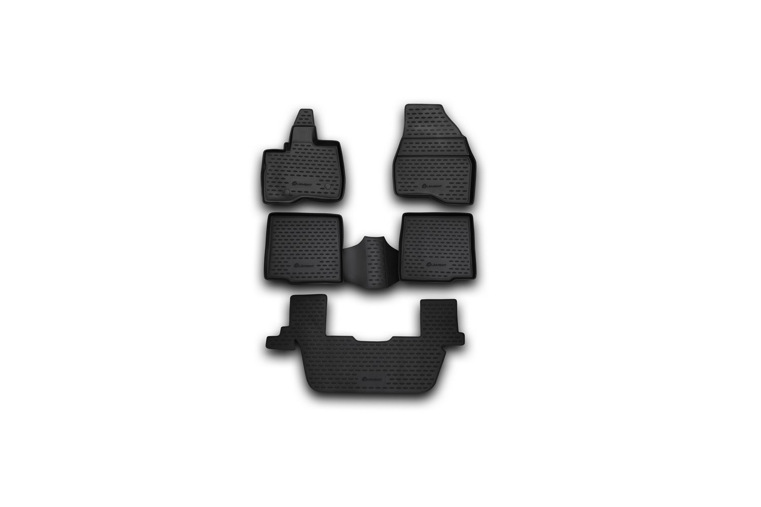 Коврики в салон ford Explorer, 2011-2014, 5 шт. (полиуретан) / Форд Эксплорер - Element NLC.16.33.210k