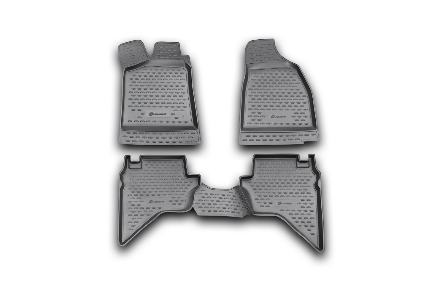 Коврики в салон mazda bt-50 2006-, 4 шт. (полиуретан) / Мазда бт-50 - Element NLC.33.14.210k
