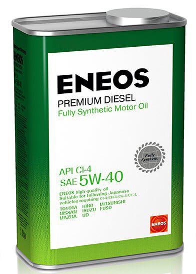 Premium Diesel ci-4 5w-40 1л (синт. мотор. масло) - Eneos 8809478943091