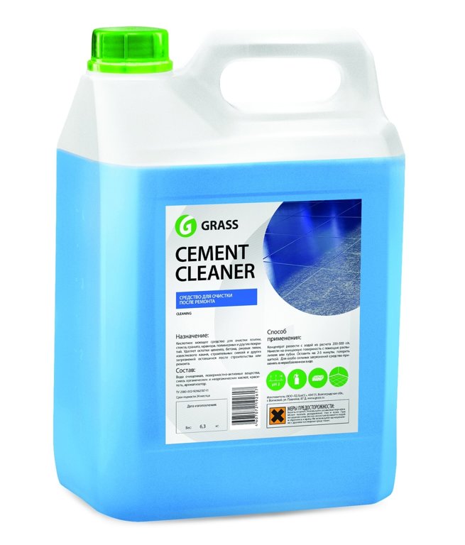 Очиститель после ремонта Cement Cleaner 5.5кг - Grass 125 305
