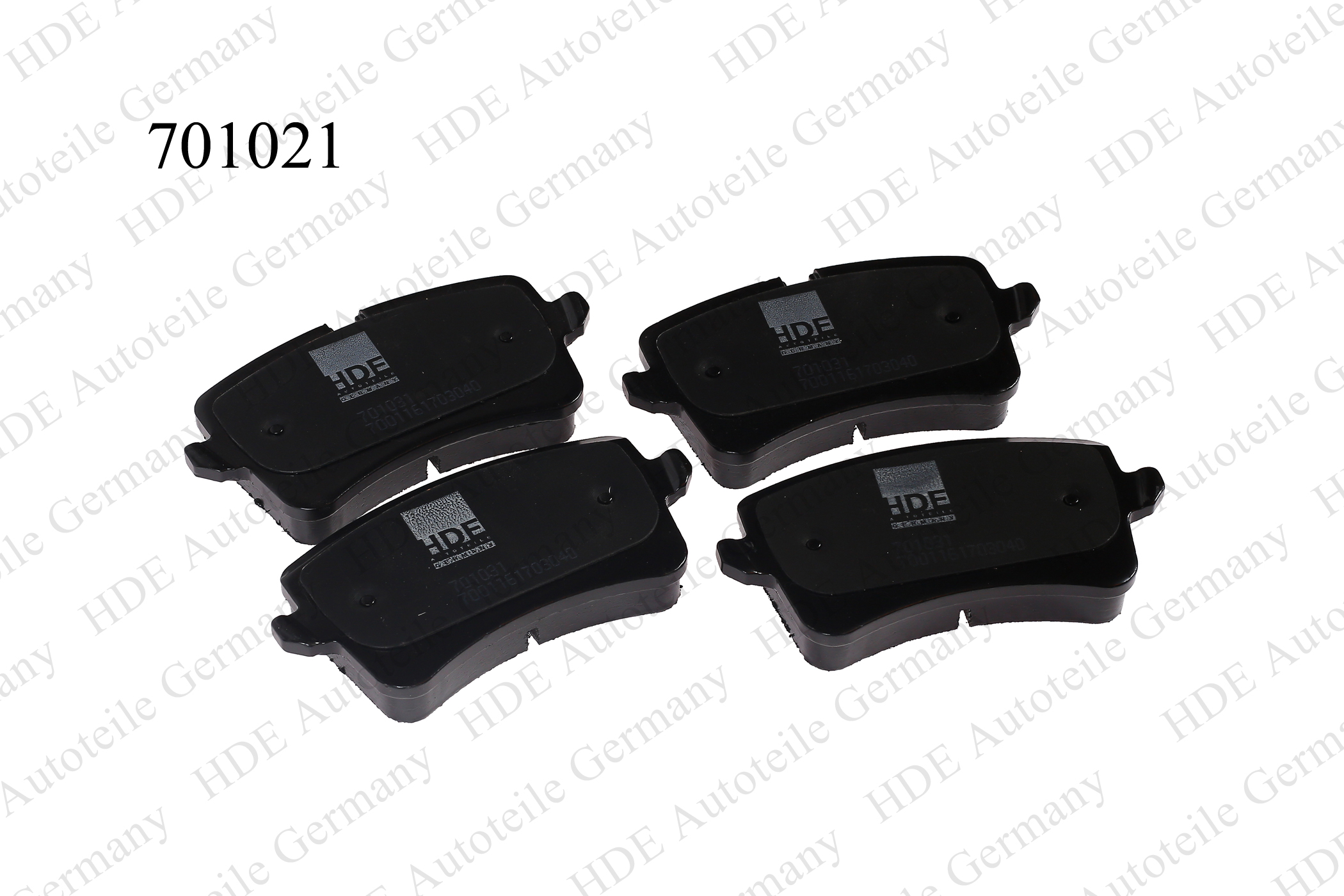 Колодки тормозные - HDE 701021