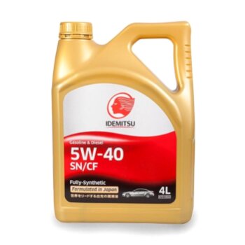 5w-40 sn/cf 4л (синт. мотор. масло) - IDEMITSU 30015048-746