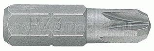 Вставка (бита) торцевая 1/4 , Pozidriv, pz1, l = 25 мм - King Tony 102501Z