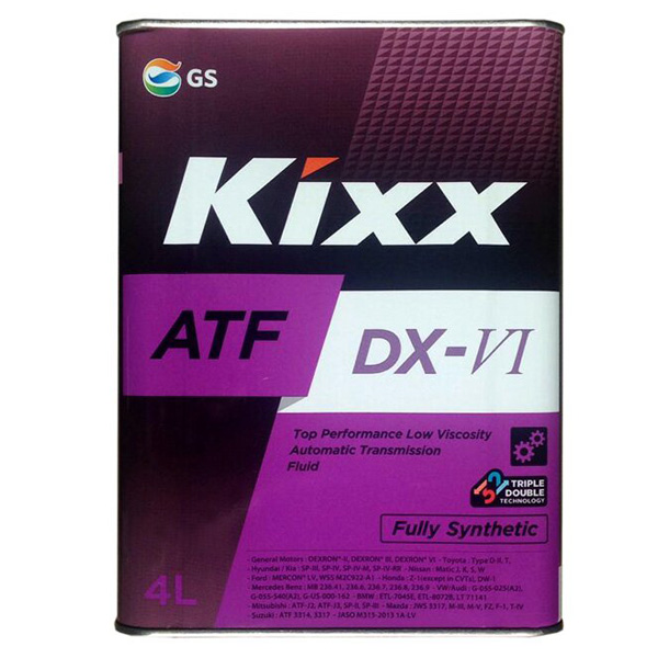 Масло трансмиссионное kixx ATF dx-vi (4 л) синт. - KIXX L252444TE1