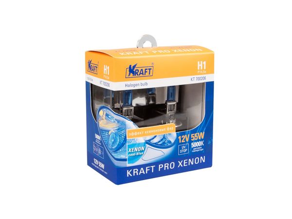 Лампа H4 12V 6055w 43t но набор xenon KRAFT                KT 700208